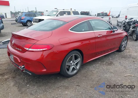 2017 Mercedes-Benz C 300 from USA, damaged, VIN WDDWJ4JB1HF411033